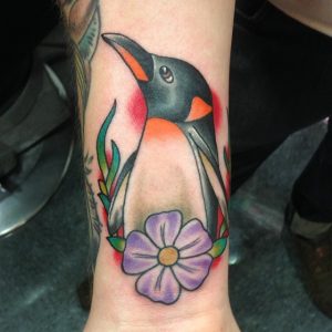 Penguin Tattoo Design