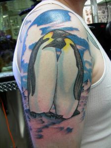 Penguin Tattoo Sleeve