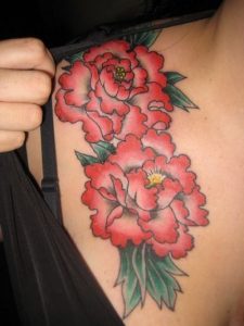 Peony Flower Tattoo Designs