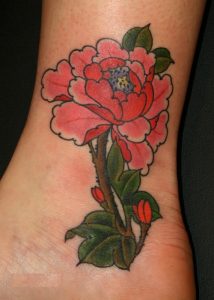 Peony Flowers Tattoo