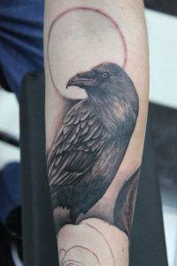 Pictures of Crow Tattoos