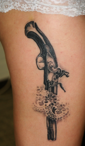 Pictures of Gun Tattoos