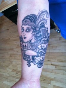 Pictures of Lady Luck Tattoo