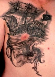 Pirate Ship Tattoo Designs