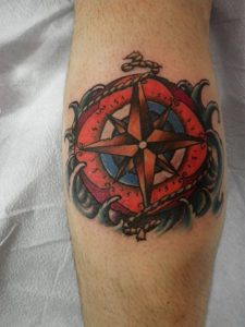 Pocahontas Compass Tattoo