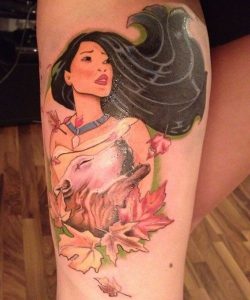 Pocahontas Tattoo Designs