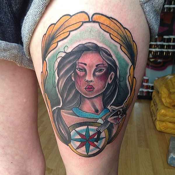 Pocahontas Tattoos Designs Ideas And Meaning Tattoos For You.