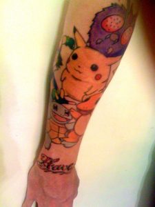 Pokemon Tattoo Sleeve