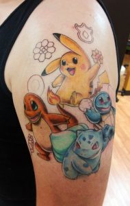 Pokemon Tattoos for Guys