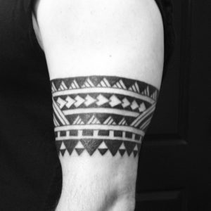 Polynesian Armband Tattoo