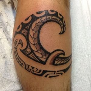 Polynesian Wave Tattoo