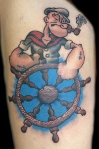 Popeye Tattoo Designs