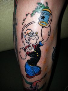 Popeye Tattoo Pictures