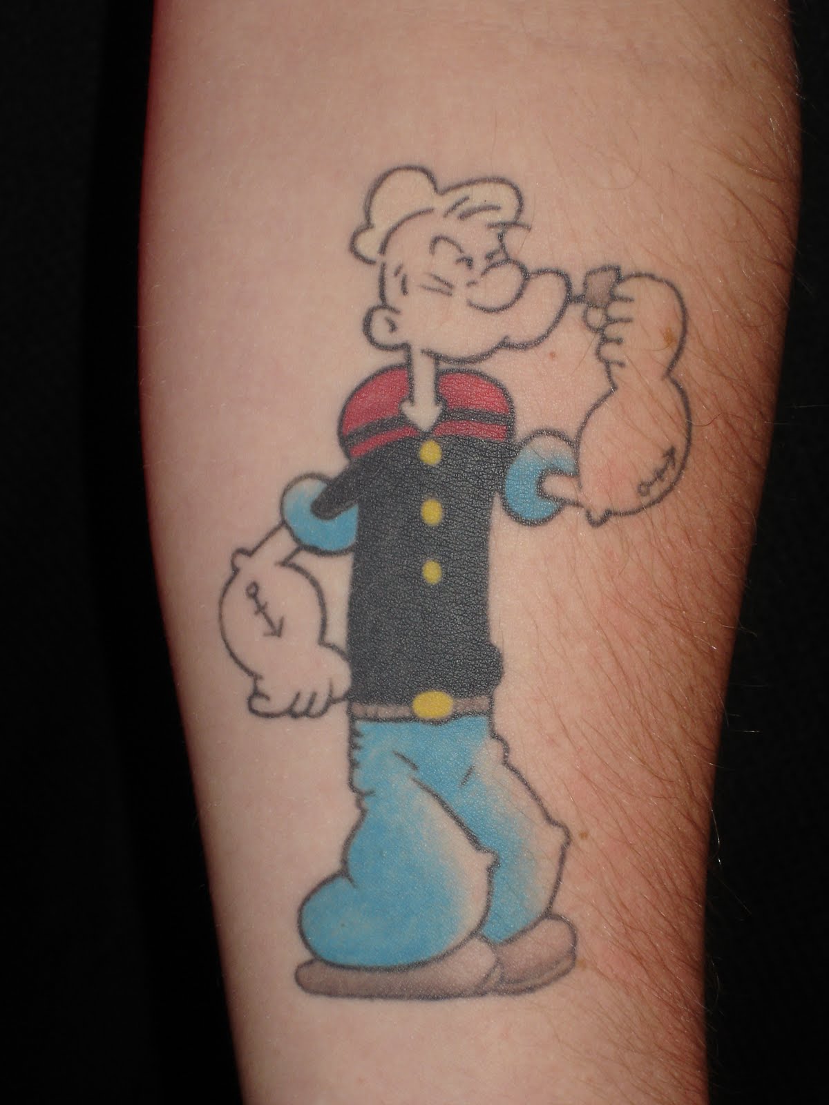 Popeye Tattoos Designs, Ideas and Meaning | Tattoos For You