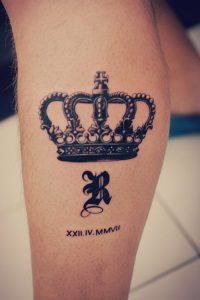 Queen Crown Tattoos Designs