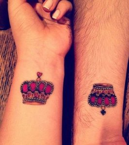 Queen Crown Tattoos on Hand
