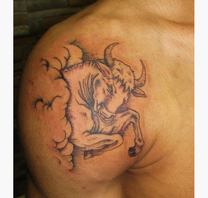 Raging Bull Tattoo.