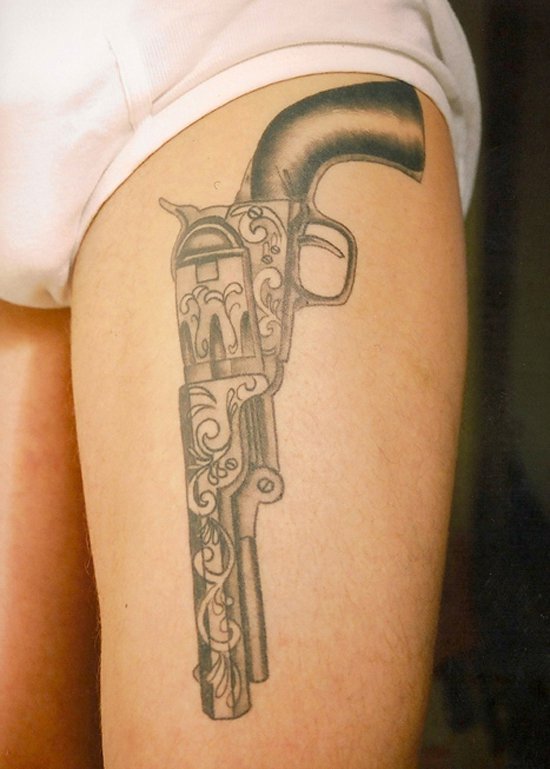 Revolver Tattoos Designs, Ideas and Meaning | Tattoos For You