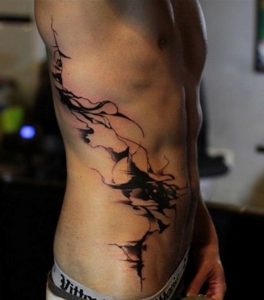 Rib Cage Tattoos Guys