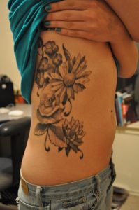 Rib Cage Tattoos for Girls