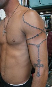 Rosary Arm Tattoo