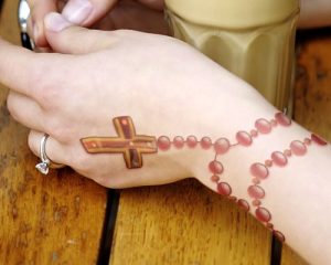 Rosary Bracelet Tattoo