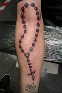 Rosary Hand Tattoo