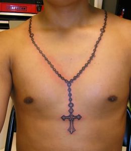 Rosary Necklace Tattoo