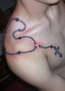 Rosary Tattoos for Men