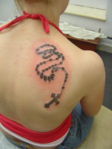 Rosary Tattoos for Women