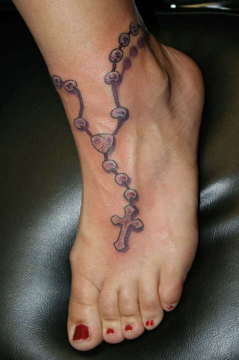 Rosary Tattoos Designs, Ideas and Meaning | Tattoos For You