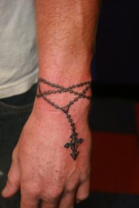 Rosary Wrist Tattoos