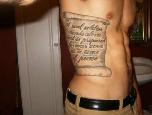 Scroll Tattoos for Guys