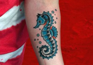 Seahorse Tattoo Design