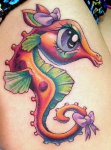 Seahorse Tattoo Designs