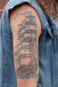 Ship Sleeve Tattoo