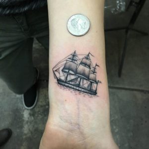 Ship Tattoo Small