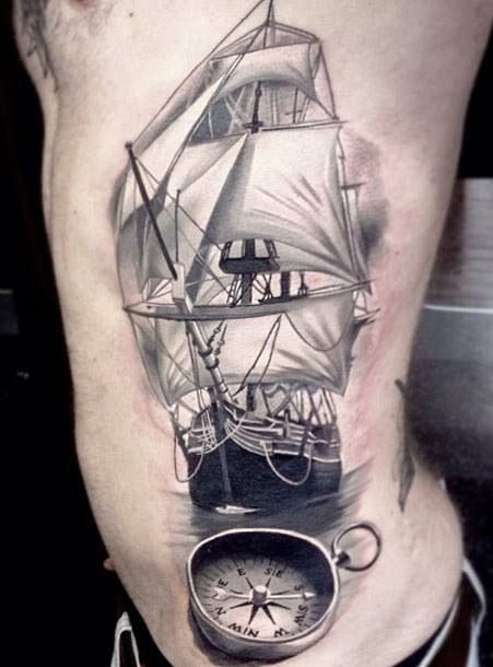 Ship Tattoos Designs, Ideas and Meaning | Tattoos For You - 451 x 610 jpeg 40kB