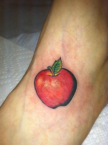 Apple Tattoos Designs, Ideas and Meaning - Tattoos For You