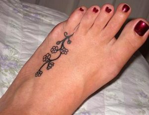 Simple Feet Tattoos