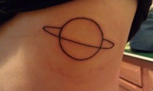 Simple Space Tattoos