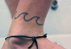 Simple Wave Tattoos