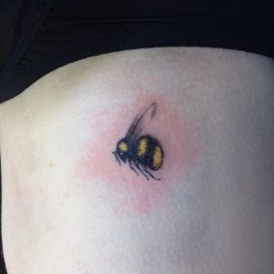 Small Bee Tattoo