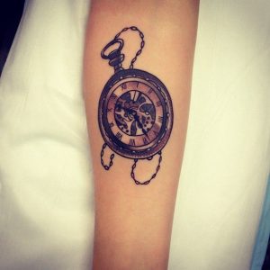 Small Clock Tattoo