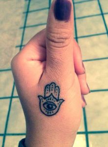 Small Evil Eye Tattoo
