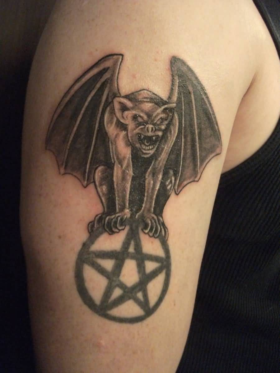 Small Gargoyle Tattoos.