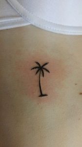 Small Palm Tree Tattoos