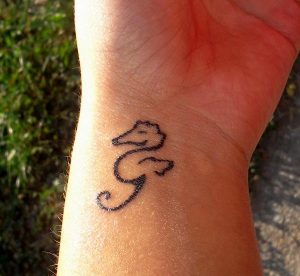 Small Seahorse Tattoos