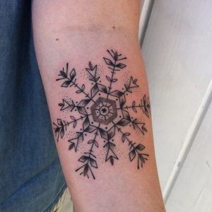 Snowflake Tattoo for Men