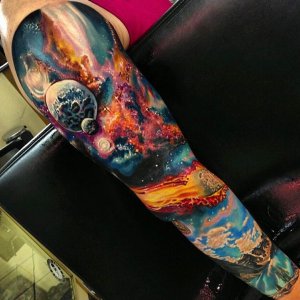 Space Tattoo Sleeve